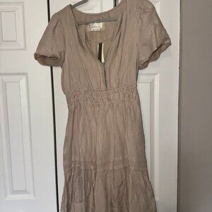 Anthropologie Tan Linen Somerset Mini